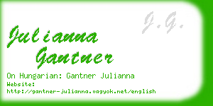 julianna gantner business card